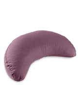 Load image into Gallery viewer, Crescent Yoga and Meditation Cushion SHANTI - Aubergine