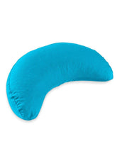 Load image into Gallery viewer, Crescent Yoga and Meditation Cushion SHANTI - Petrol Blue