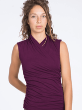 Load image into Gallery viewer, Good Karma Organic Yoga Tank - Deep Cherry