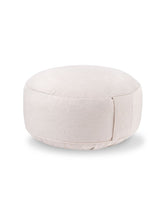 Load image into Gallery viewer, Meditation Cushion "Lotus" NO EMBROIDERY (ht: 15 cm) - Natural