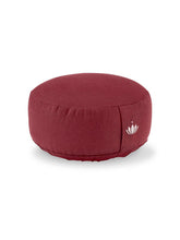 Load image into Gallery viewer, Meditation Cushion "Lotus" STANDARD (ht: 15 cm) - Bordeaux