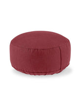 Load image into Gallery viewer, Meditation Cushion "Lotus" NO EMBROIDERY (ht: 15 cm) - Bordeaux