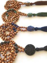 Load image into Gallery viewer, Clarity + Strength Mala Necklace - Lava Rock