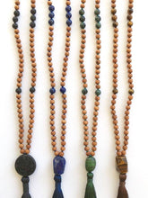 Load image into Gallery viewer, Clarity + Strength Mala Necklace - Lava Rock