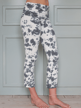 Load image into Gallery viewer, Half Moon Organic Yoga Pants - White