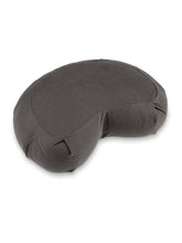 Load image into Gallery viewer, Crescent-Zafu Meditation Cushion SIDDHA - Anthracite