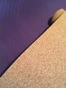 Cork Yoga Mat - Cosmic Sky Purple