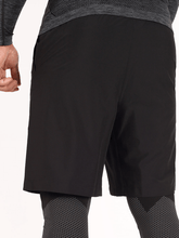 Load image into Gallery viewer, Platinum Black Technical Yoga Shorts