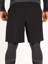Load image into Gallery viewer, Platinum Black Technical Yoga Shorts