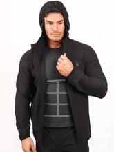 Load image into Gallery viewer, Slate Windcheater Zip Through - Fraction Black