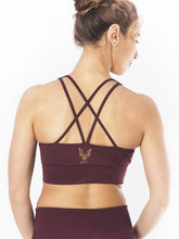 Load image into Gallery viewer, Yoga Bra Top Radha - Mystic Red