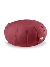 Load image into Gallery viewer, Zafu Meditation Cushion Kapok ZEN - Bordeaux