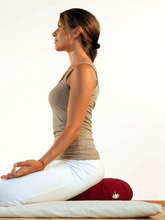 Load image into Gallery viewer, Zafu Meditation Cushion ZEN - Bordeaux