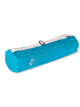 Load image into Gallery viewer, Yoga Mat Bag MYSORE - Petrol Blue