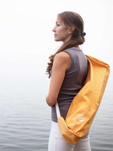 Load image into Gallery viewer, Yoga Mat Bag MYSORE - Petrol Blue