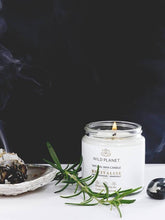 Load image into Gallery viewer, Revitalise - Crystal Infused Candle Jar with Green Moss Agate