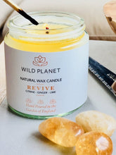 Load image into Gallery viewer, Revive - Crystal Infused Candle Jar with Citrine