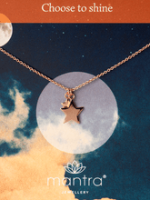 Load image into Gallery viewer, Stars Necklace - Rose Gold