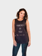 Load image into Gallery viewer, Powered By Yoga Tank Top - Organic Cotton Bamboo