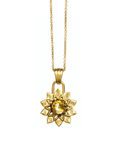 Load image into Gallery viewer, Solar Plexus Chakra With Citrine Pendant - Gold