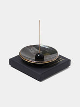 Load image into Gallery viewer, Metallic Stoneware Incense Stick Burner