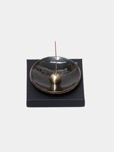 Load image into Gallery viewer, Metallic Stoneware Incense Stick Burner
