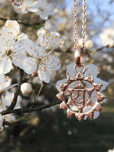 Load image into Gallery viewer, Heart Chakra Pendant - Rose Gold