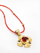 Load image into Gallery viewer, Root Chakra with Garnet Pendant - Gold