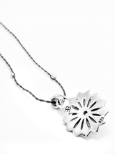 Load image into Gallery viewer, Crown Chakra with Quartz Pendant - Silver