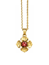 Load image into Gallery viewer, Root Chakra with Garnet Pendant - Gold
