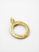 Load image into Gallery viewer, Gayatri Mantra with Loop Pendant - Gold