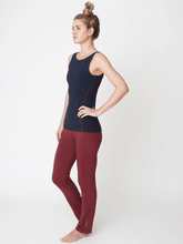 Load image into Gallery viewer, Good Vibes Top - Navy and Claret