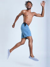 Load image into Gallery viewer, Eco Warrior I Yoga Shorts - Blue