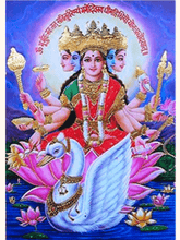 Load image into Gallery viewer, Gayatri Mantra with Loop Pendant - Gold