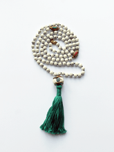 Load image into Gallery viewer, Howlite &amp; Tibetan Brass Mala