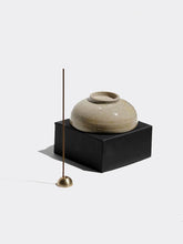Load image into Gallery viewer, Natural Stoneware Incense Stick Holder &amp; Bowl