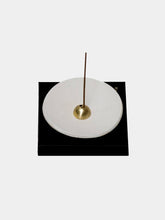 Load image into Gallery viewer, Zen White Stoneware Incense Stick Holder
