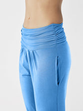 Load image into Gallery viewer, Organic Yoga Pants - Lightning Blue