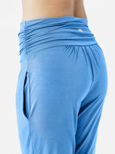 Load image into Gallery viewer, Organic Yoga Pants - Lightning Blue