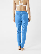 Load image into Gallery viewer, Organic Yoga Pants - Lightning Blue