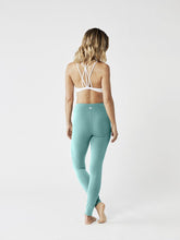 Load image into Gallery viewer, Organic Yoga Leggings - Sea Green