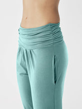 Load image into Gallery viewer, Organic Yoga Pants - Sea Green
