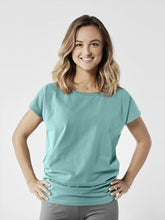 Load image into Gallery viewer, Organic Yoga Shirt - Sea Green