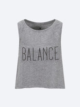 Load image into Gallery viewer, Steady Balance Crop Top Grey