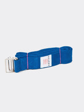 Load image into Gallery viewer, Eko Cotton Yoga Belt - Blue - 2.4m