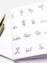 Load image into Gallery viewer, Yoga Cats A5 &amp; A6 Notebook Set