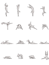 Load image into Gallery viewer, Yoga Dogs Art Print