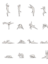 Load image into Gallery viewer, Yoga Dogs Art Print